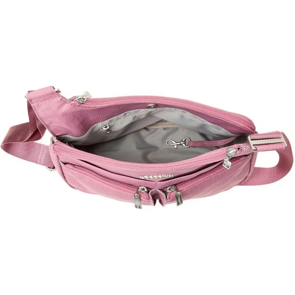 Women’s Water-Resistant Nylon Crossbody Bag Medium Travel Handbag Organizer